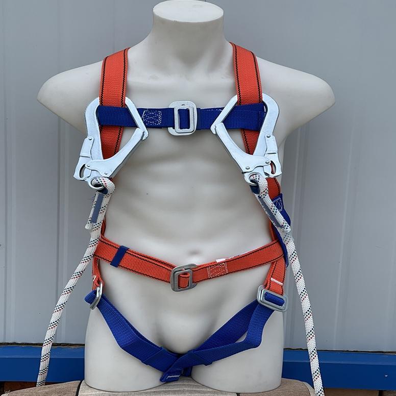Body Harness Double Hook Safety Harness Full Body Safety Belt Sabuk Pengaman