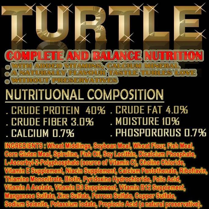TERMURAH - 2KG PAKAN PELET KURA KURA RES BRAZIL AMBON ALIGATOR MAKANAN HI PROTEIN