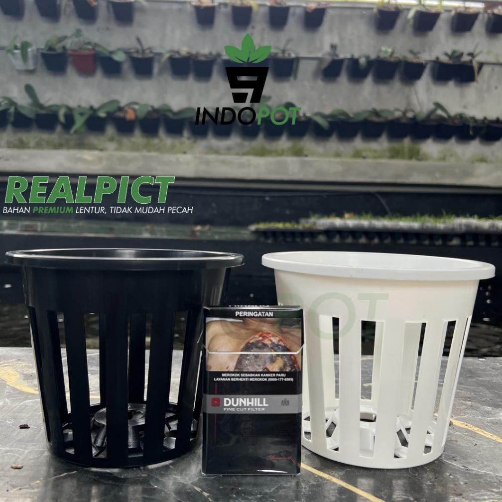 Ready (12pcs) Pot Anggrek GBL 16 Netpot Besar Pot Anggrek Grosir Pot Anggrek Besar