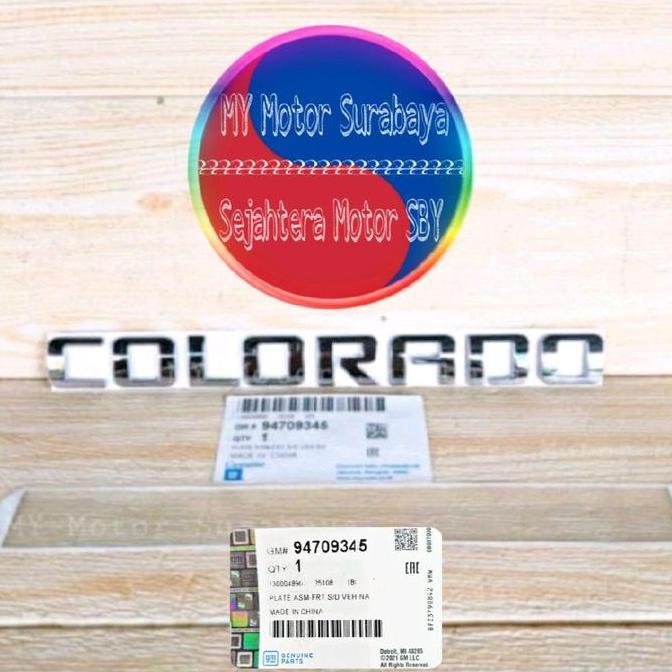 Promo Emblem COLORADO Chevrolet Colorado Diskon