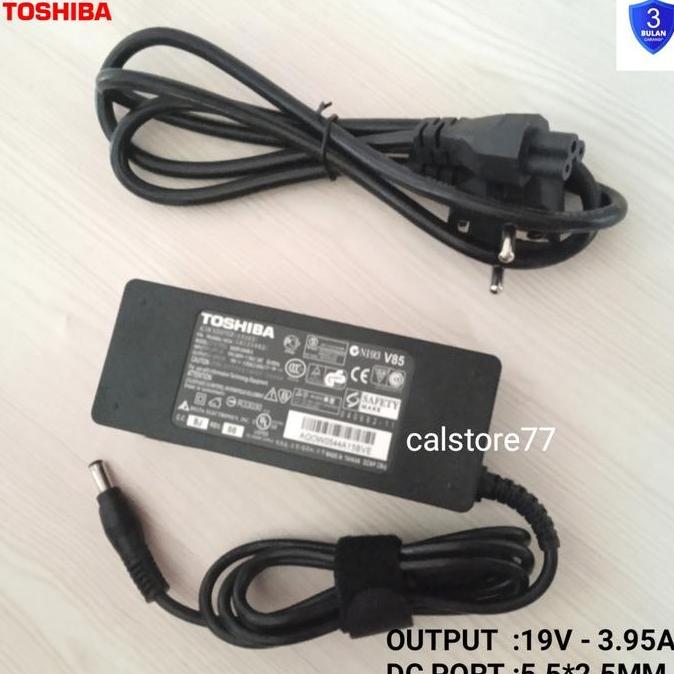 TERBARU - Adaptor Laptop Toshiba 19v-3.95A