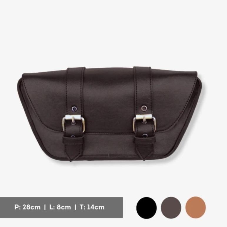 FAVORIT sidebag motor c70 tas samping motor klasik universal - 05