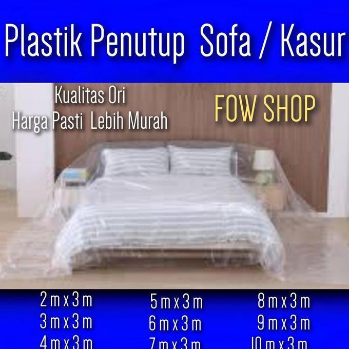 VIRALL PLASTIK TUTUP BUNGKUS PEMBUNGKUS KASUR SPRINGBED SOFA ''