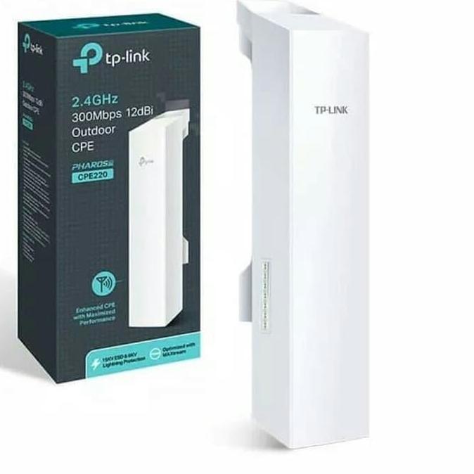 TERBARU - TP-LINK CPE220 - 2.4GHz 12dbi Outdoor-Indoor