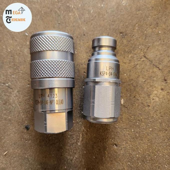 Quick Coupler Hydraulic 1/4" Flat Face / Quick Coupling 1/4"Flat Face