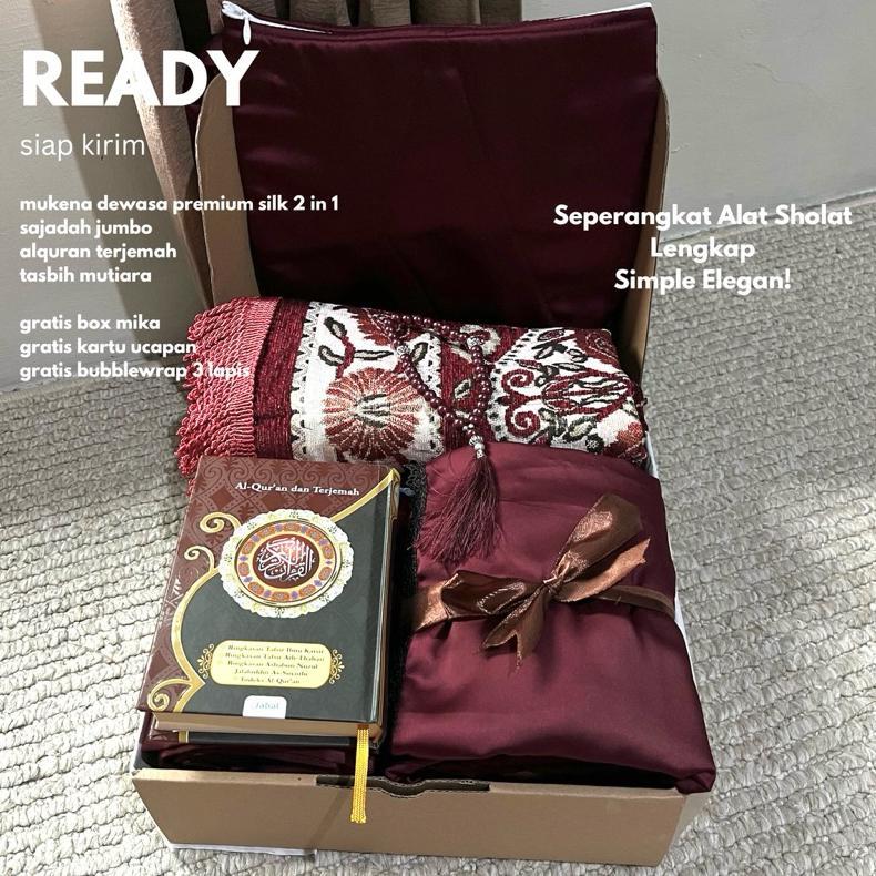 BEST SELLER SEPERANGKAT ALAT SHOLAT SESERAHAN SIMPLE EXCLUSIVE | HANTARAN PERNIKAHAN | MAHAR ALAT SH