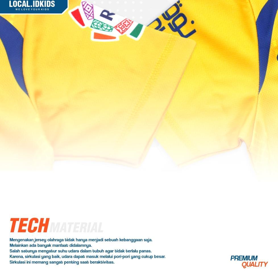 Hemat Setelan Terbaru Jersey Al Nassr Home | Kaos Olahraga Anak Best Seller Original Premium Promo |