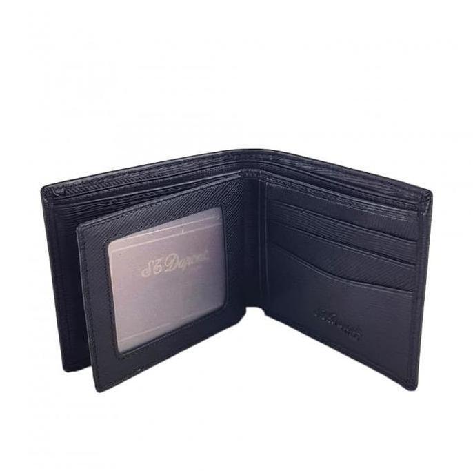 DB64 >> DOMPET KULIT IMPORT ST DUPONT RNM-12 BLACK