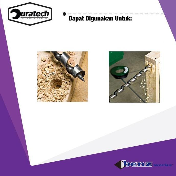 Mata bor Kayu 13mm x 300mm / Auger bit benz werkz 13mm - mata bor kayu auger bit 13mm x 30mm