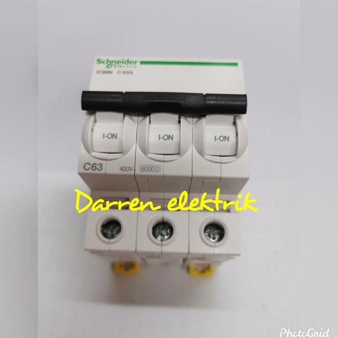 Mcb Schneider Ic60N 3P 63A