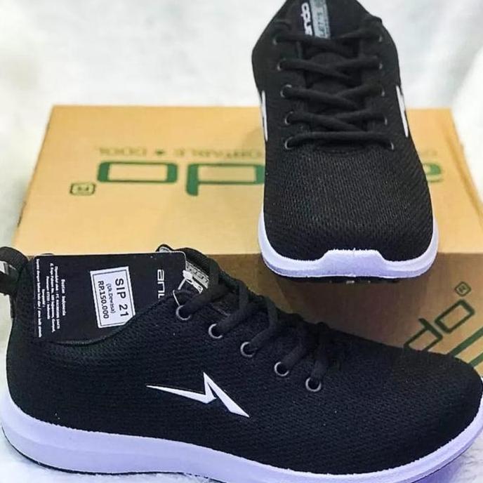 DF31 >> SEPATU SEKOLAH ANDO KHUSUS NO 33 MOTIF RANDOM Casual Shoes Pria Sneakers Black Snekers