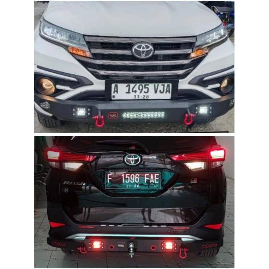 DAXSTORE PAKET TANDUK TOWING DEPAN BELAKANG SUPER COBRA ALL NEW RUSH / TERIOS