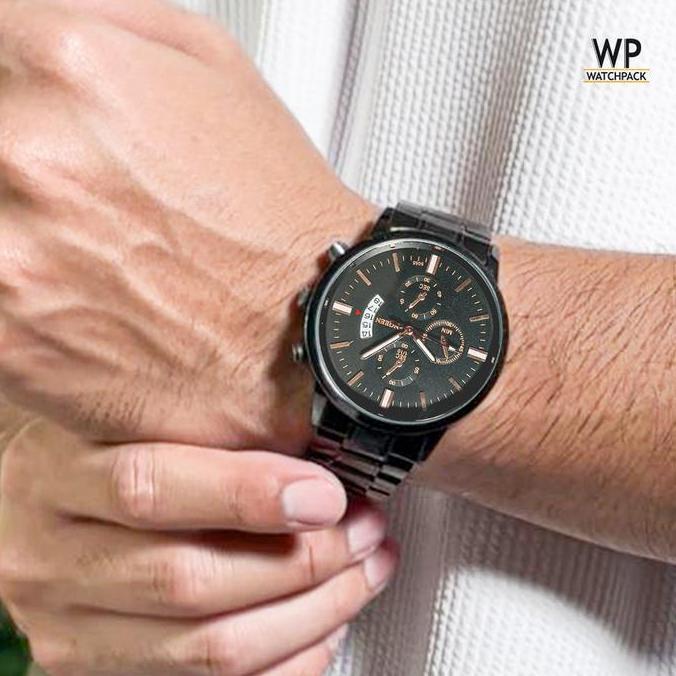 WATCHPACK FN-002  | Jam Tangan Pria Asli Tahan Air Kronograf Aksesoris Arloji Watches Cowok