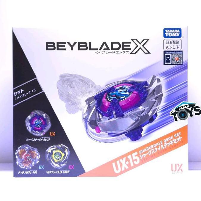 Beyblade X BeybladeX Shark Scale Deck Set UX-15 Takara Tomy
