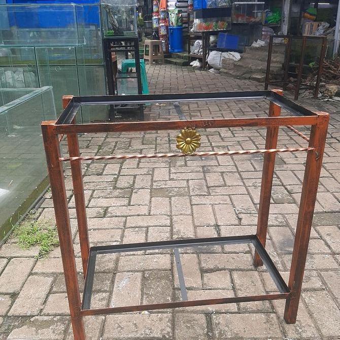 Rak besi aquarium 60x30