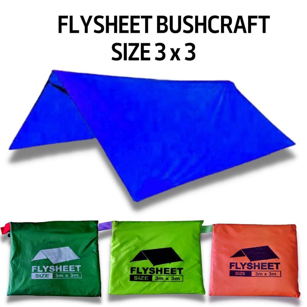 Flysyeet 3X3 /Atap Tenda Lipat 3X3 /Flesit Tenda/Flesit Tenda Waterproof/Flysheet Tenda 3X3