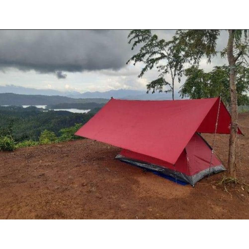 Flysyeet 3X3 /Atap Tenda Lipat 3X3 /Flesit Tenda/Flesit Tenda Waterproof/Flysheet Tenda 3X3