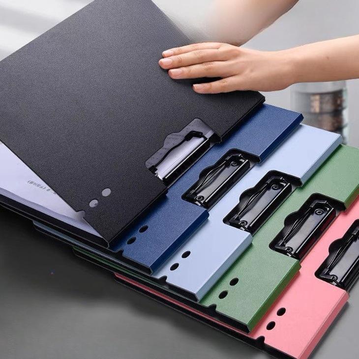 A4 Lipat Dokumen Horisontal Clipboard Folder File Folder Kertas Papan Klip Perlengkapan Kantor