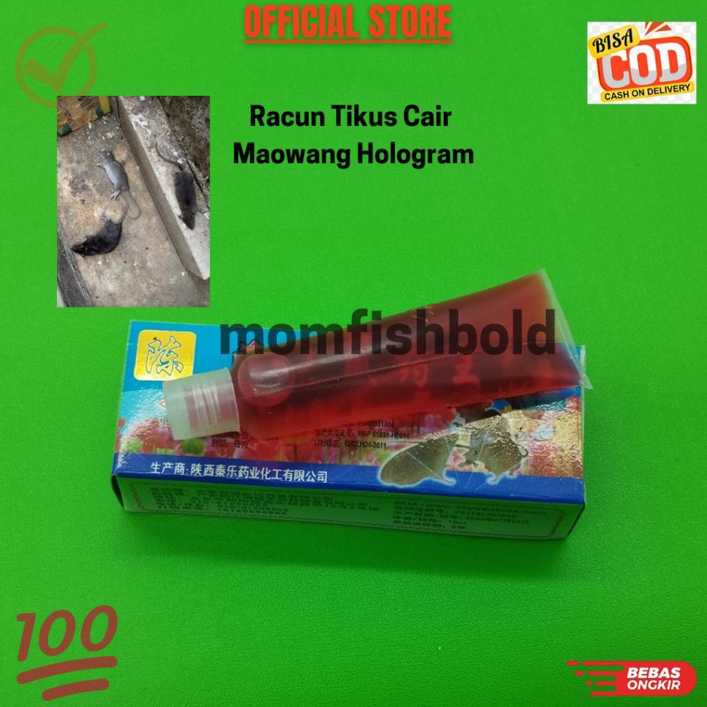 Racun Tikus Obat Tikus Ampuh Maowang Cair Tetes Ab Merah B