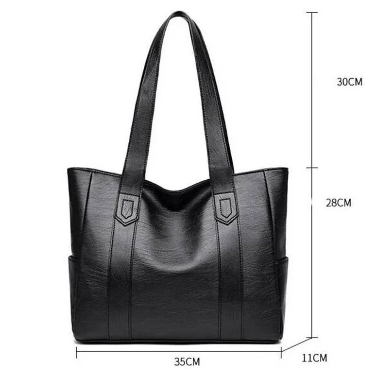 NEW TAS ToteBag Wanita Zeara ( COD) Tas Bahu Wanita Kulit Kapasitas Besar Tote Bag Kulit Wanita Keki