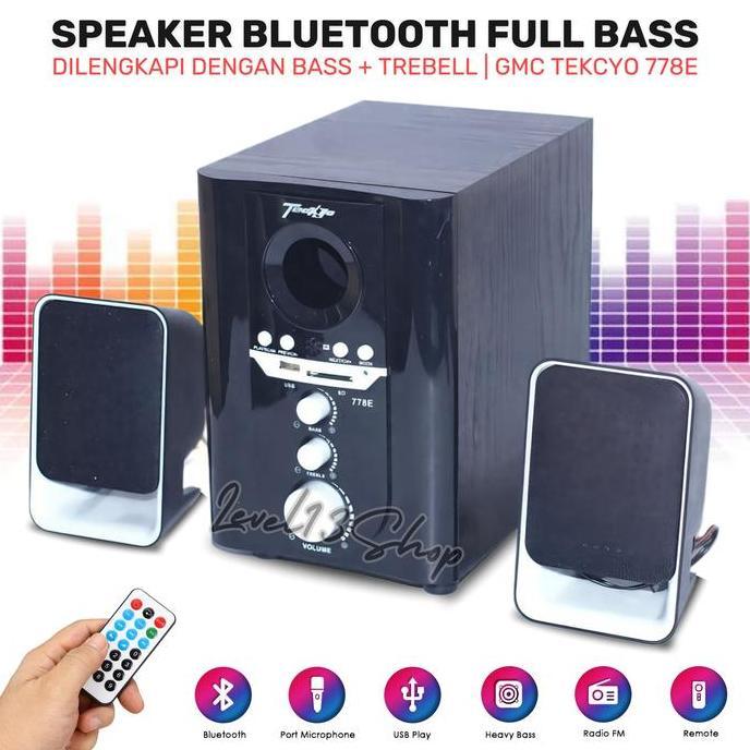 Speaker Aktif RINREI SR 878 F  / SR 878 E / 778E Audio Multimedia 2.1 Super Woofer Bluetooth Super B