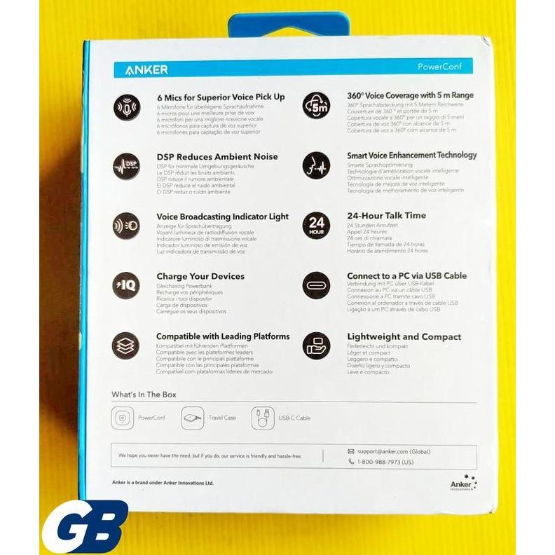 ANKER A3301 Soundcore PowerConf Conference Mic Bluetooth Speaker (S3, S500, S330) terlaris