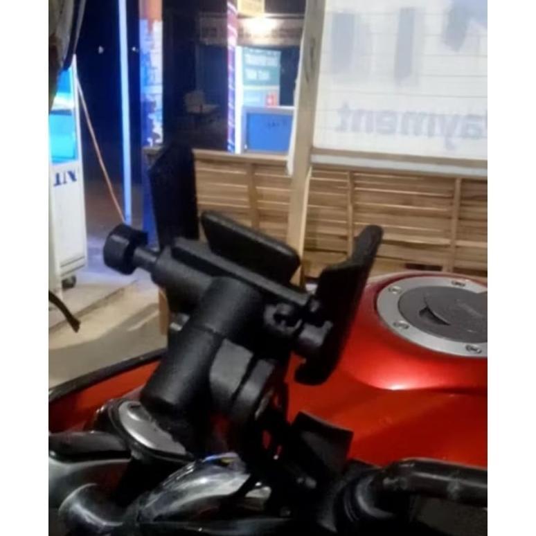 cuci gudang original 100% holder hp spion universal bahan full alumunium besi asli merek cr7