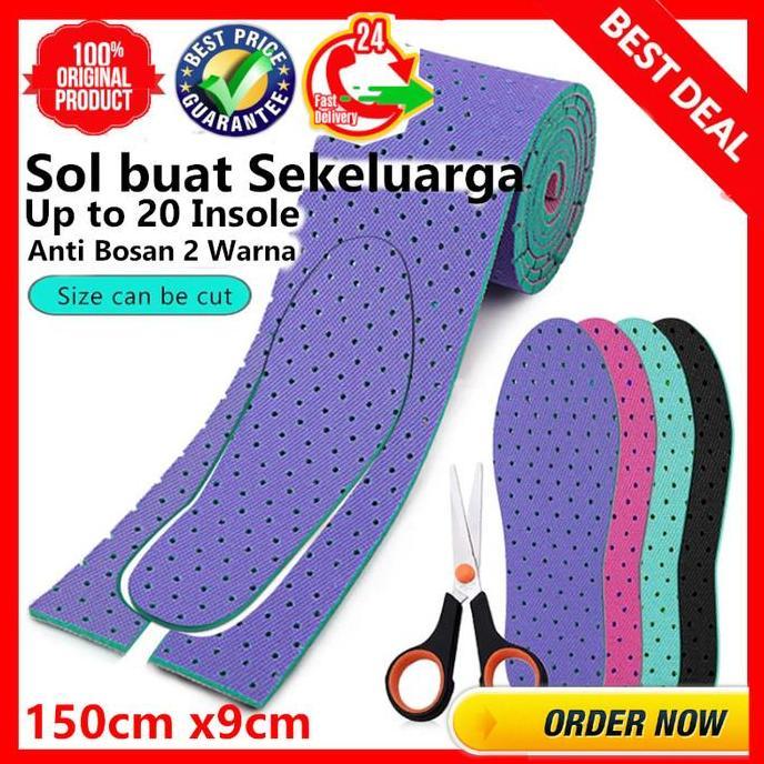 INSOLE SEPATU BUAT SEKELUARGA / SOL SEPATU EMPUK / SOL SEPATU ANAK
