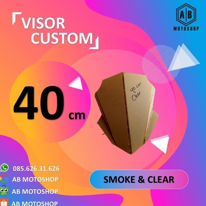 HARGA DISC - VISOR CUSTOM 40 CM VISOR MOTOR TOURING