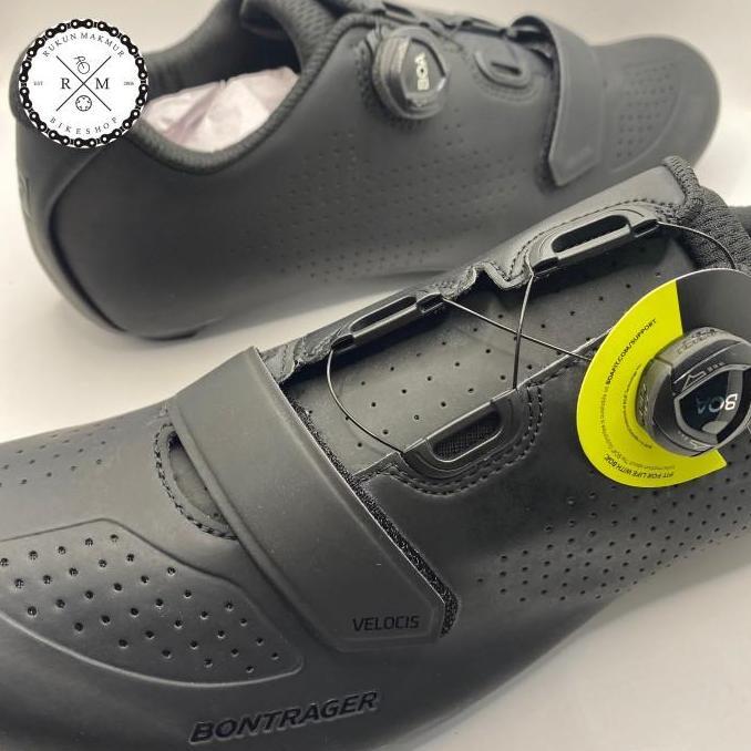 Promo Bontrager VELOCIS Men Road Bike Cycling WIDE Shoes OCLV Carbon With BOA Dial Lock - Sepatu Sep