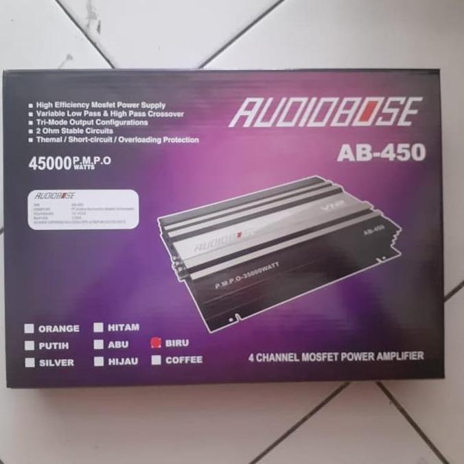 Promo power mobil AUDIOBOSE 450 Power 4 ch Diskon