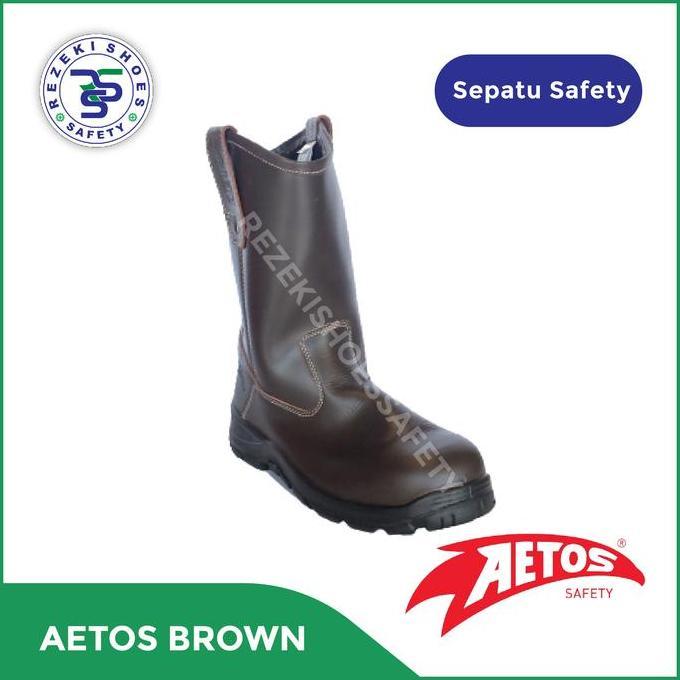 Amanbanget- Aetos Safety Shoes / Sepatu Safety Aetos Brown Mocca - Sepatu Safety