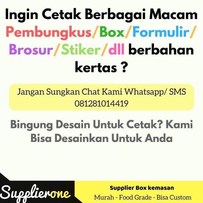 Belisekarang- Box Pisang Nugget Laminating, Tempat Nugget, Kardus Pisang Nugget