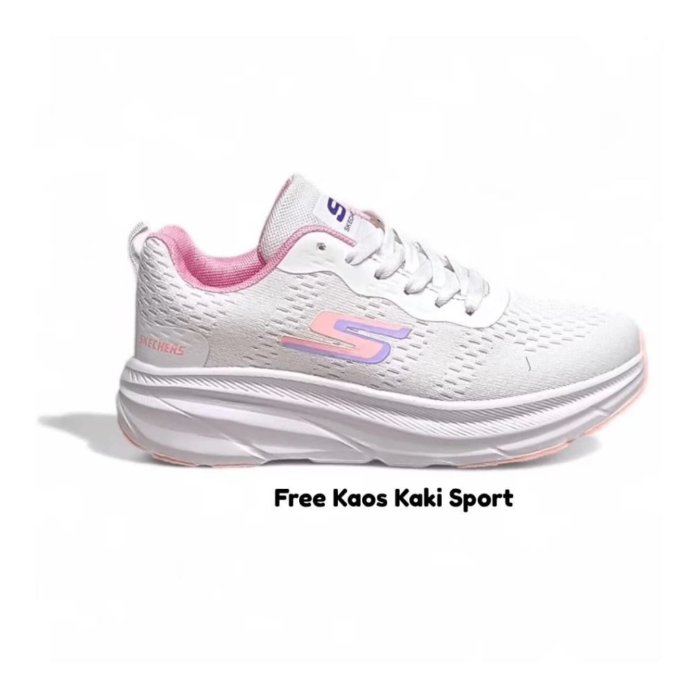 Discount Skechers Sepatu Wanita Size 36-41 Womens Shoes Running Terbaru Sepatu Cewek Gym Fitness Lar