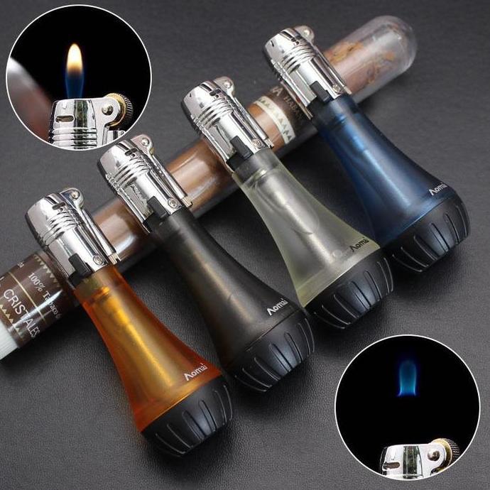Ready Mancis Korek Api Lilin Api Terbang AOMAI AM7103 Isi Ulang Gas Lighter Unik