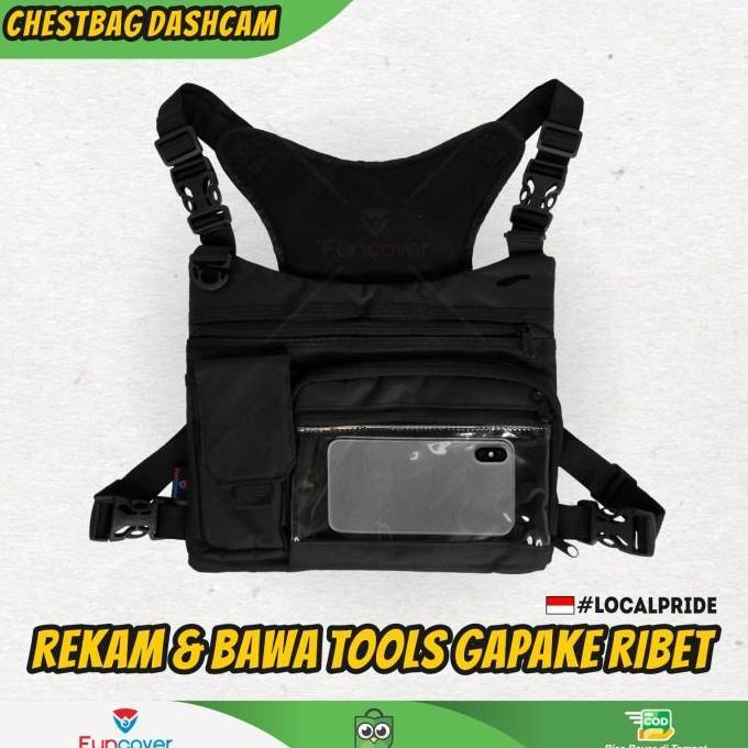 Tas Dada Chestbag Tactical Record Candid Camera Gadget Motor Funcover