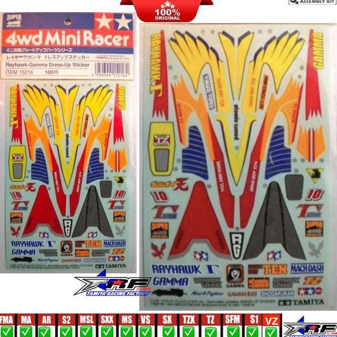 15216 TAMIYA RAYHAWK GAMMA DRESS UP STICKER SET