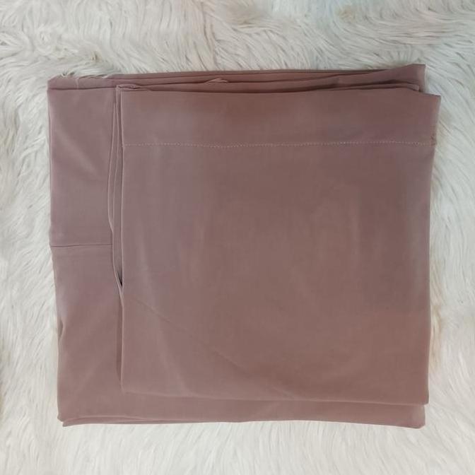 Sekarangaja- Yuri Abaya Jarsey Plus Hijab Ld Fit To 130 / Gamis Daily / Gamis Umroh Cantik Muslim Wa