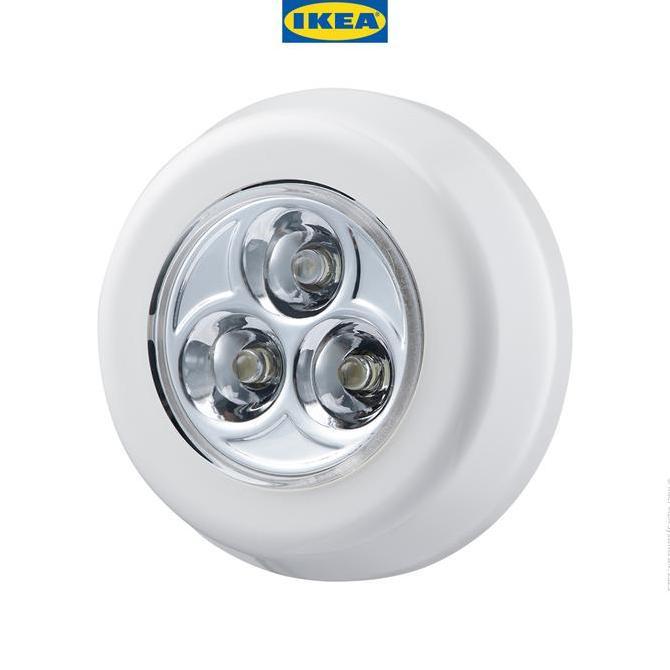Lansungkirim- Ikea Ramsta Lampu Mini Led Putih Menggunakan Baterai Akrilik