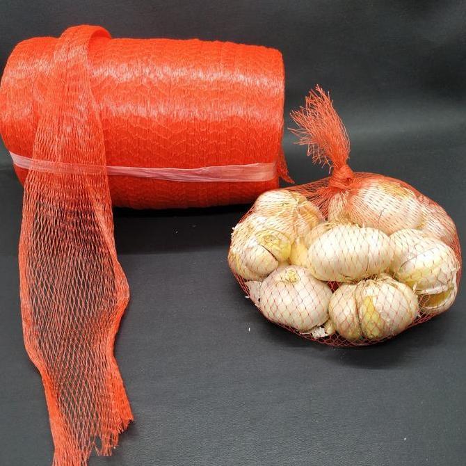 Iyakok- Kantong Jaring Untuk Buah Polynet Merah/ Jaring Sayur, Bawang, Buah