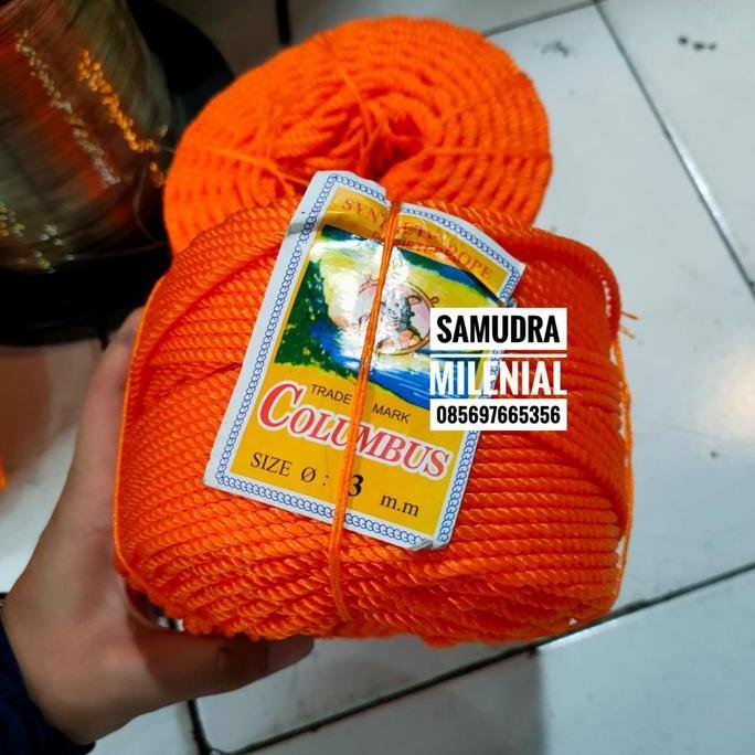 Uy2Y- Tali Tambang 3Mm Merek Cap Columbus Bagus
