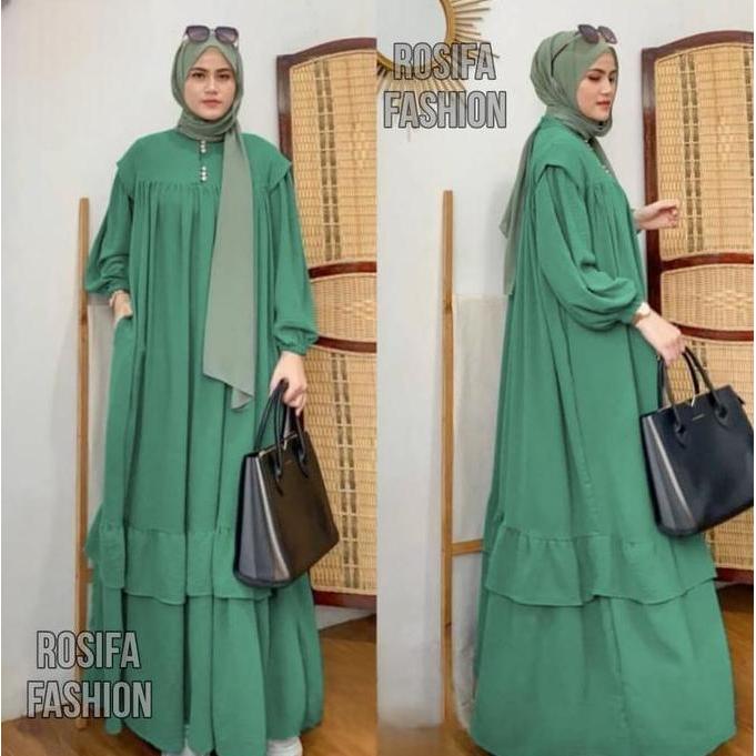 Discount Baju Wanita Dewasa Gamis Lebaran 2026 Model Baru Gamis Viral Tiktok Kekinian Dan Fashionabl