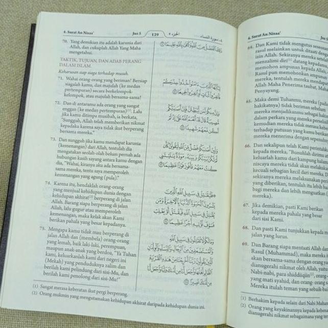 Mushaf Madinah Terjemahan Makna Al-Qur'an Bahasa Indonesia Original KSA murah