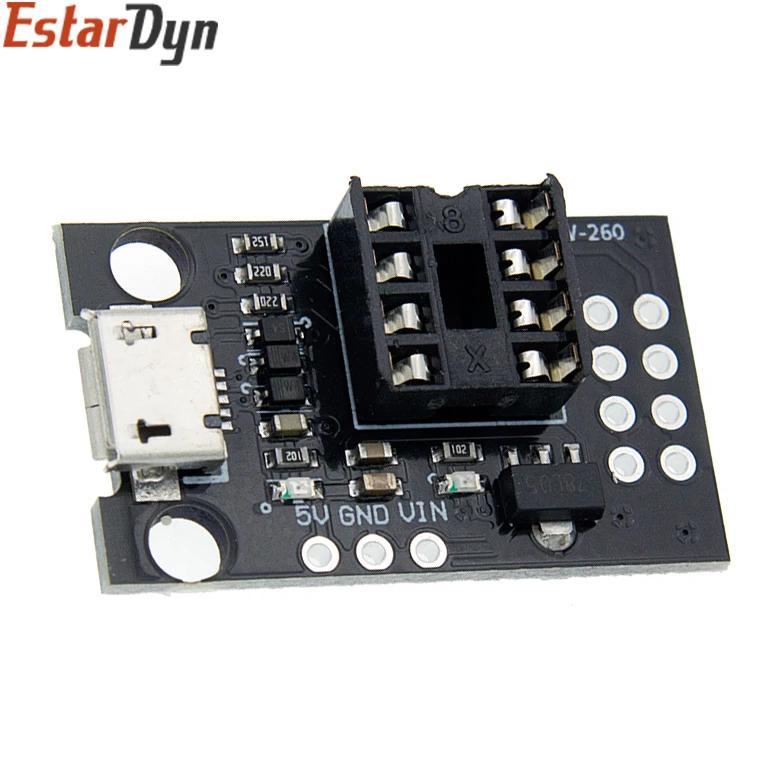 ATtiny13A / ATtiny25 / ATtiny45 / ATtiny85 Pluggable ATTINY Development Programming Bare Board