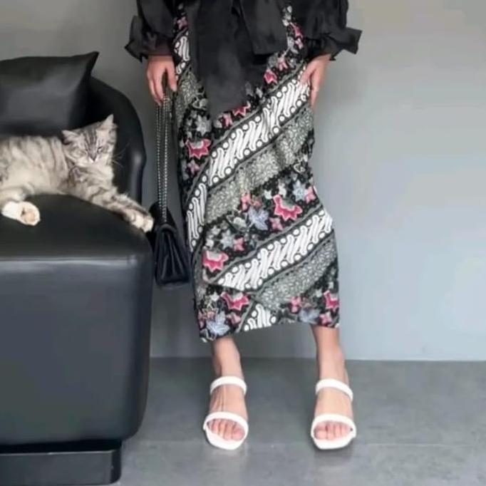 DF155 - { FREE RING } ROK LILIT BATIK BAWAHAN KEBAYA / ROK KAIN LILIT BATIK WISUDA / ROK KAIN LILIT 