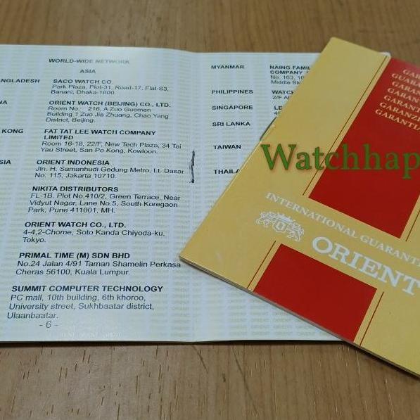 Ready Watchhappy ORIENT ORIGINAL RA-AA0814R19B Mako 3 Kamasu Red RA AA0814R