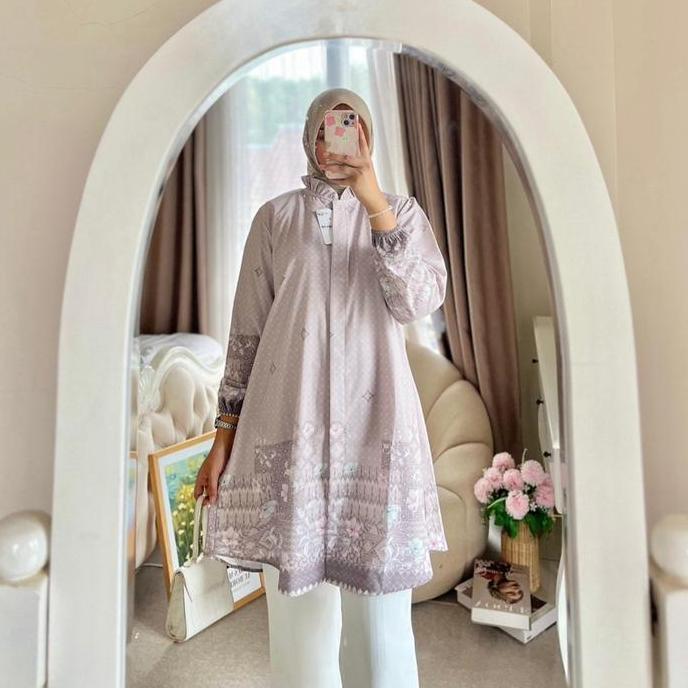 Grosir Silky Tunik Motif Wanita Tunik Daily