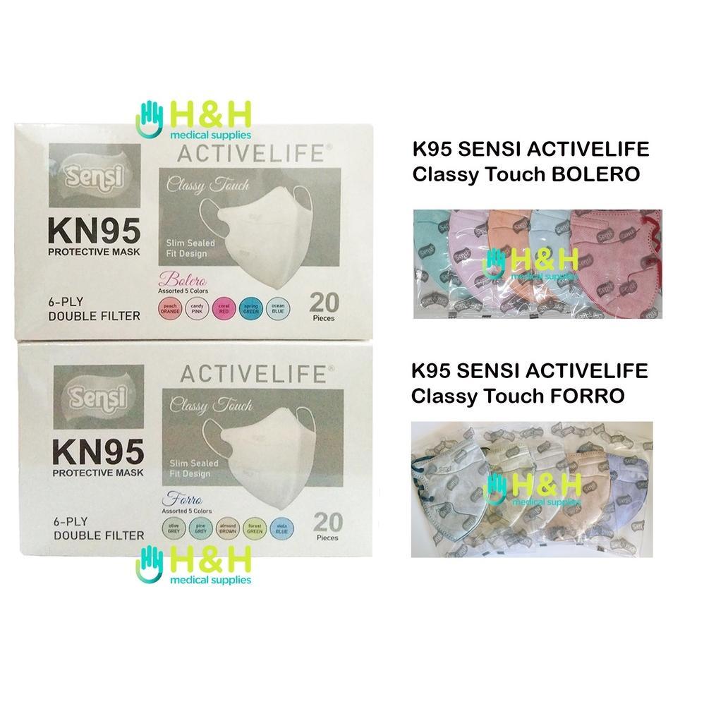Masker KN95 Sensi Activelife / Masker Sensi KN95 Active Life/ Masker KN95 6ply Sensi / Masker Medis 