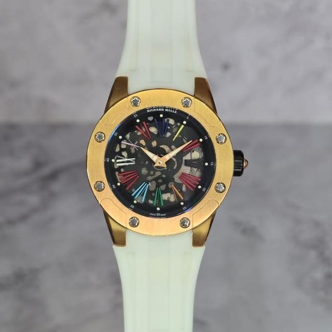 Ready Jam tangan Automatic Swiss RM 63-01 Sapphire Rubber Stainless steel