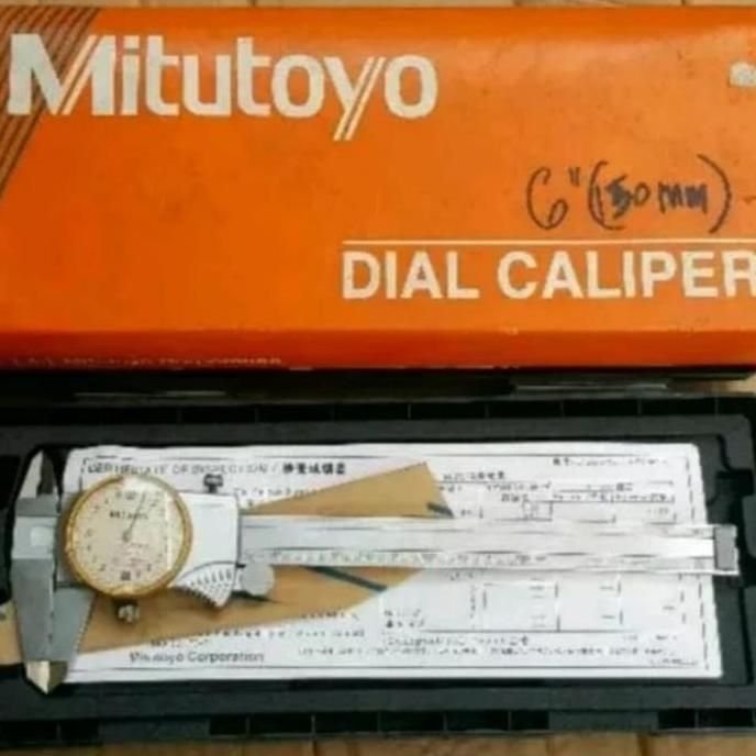 Mitutoyo Dial Caliper 6 Inch - Smat Jangka Sorong